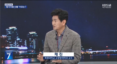 [KBS] 소방방재학과 채진 교수 7시 뉴스 인터뷰 이미지